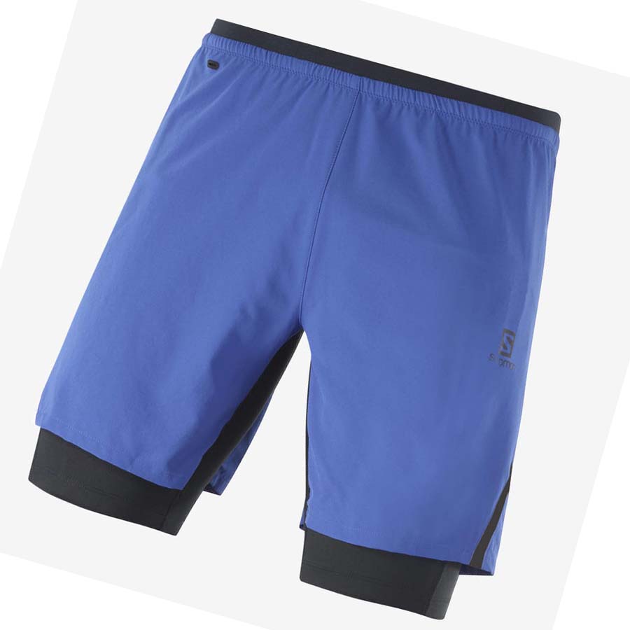 Bermudas Salomon CROSS TWINSKIN Hombre Azules | MX 3153DFM